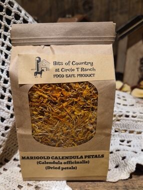 Marigold Calendula Petals (Orange)